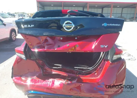 2018 Nissan Leaf Sv z USA, uszkodzony, nr VIN 1N4AZ1CP9JC307780